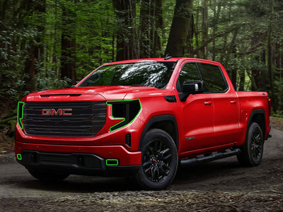 gmc sierra 2022-2024 (1500) Headlight Tint Location
