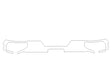 sierra 3M Clear Bra Door Cup Precut PPF Diagram