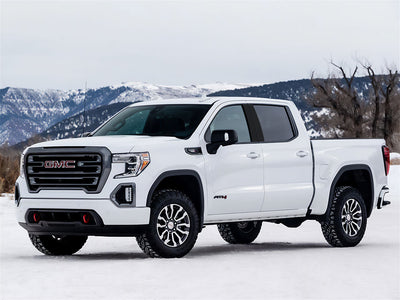 gmc sierra 2020-2022 (2500 / 3500 crew / extended cab) Piano Black Pillar Trim