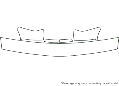 sonoma 3M Clear Bra Hood Precut PPF Diagram
