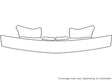 sonoma Avery Dennison Clear Bra Hood Precut PPF Diagram