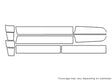 suburban 3M Clear Bra Door Cup Precut PPF Diagram