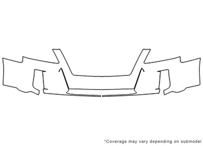terrain 3M Clear Bra Bumper Precut PPF Diagram