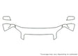 terrain 3M Clear Bra Hood Precut PPF Diagram
