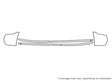terrain Avery Dennison Clear Bra Door Cup Precut PPF Diagram