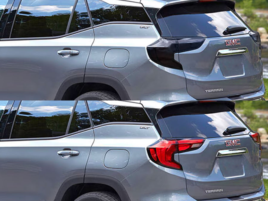 terrain Before and After Smoked Taillights