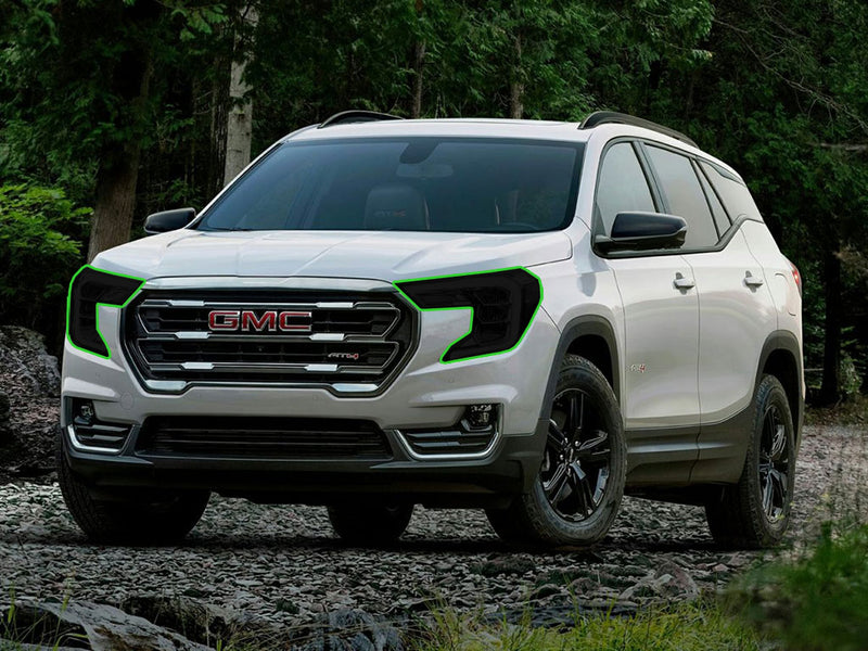 gmc terrain 2022-2024 Headlight Tint Location