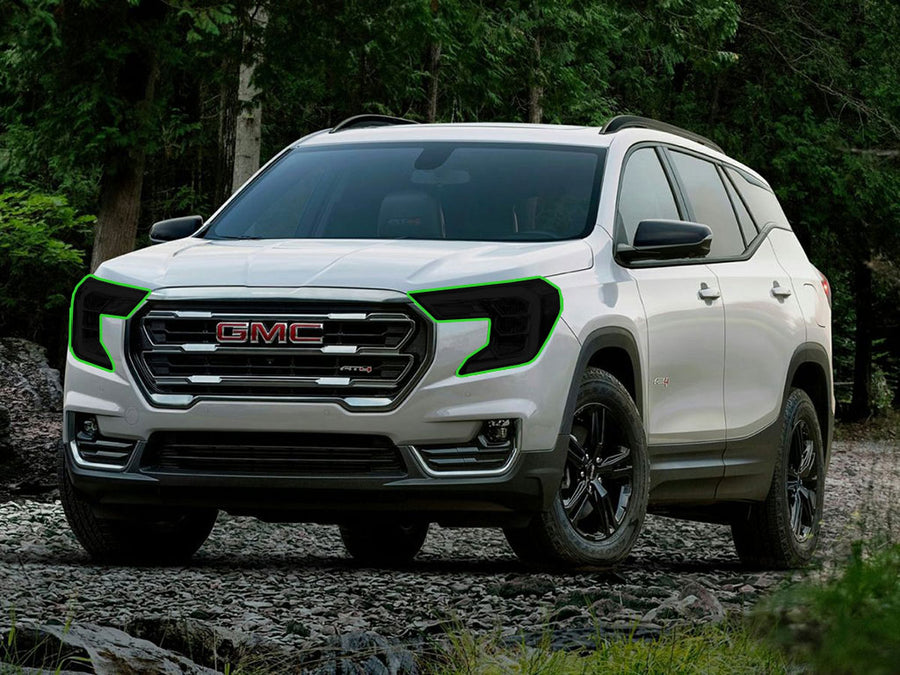 gmc terrain 2022-2024 Headlight Tint Location