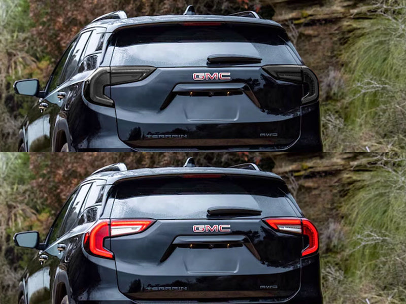 terrain Before and After Smoked Taillights