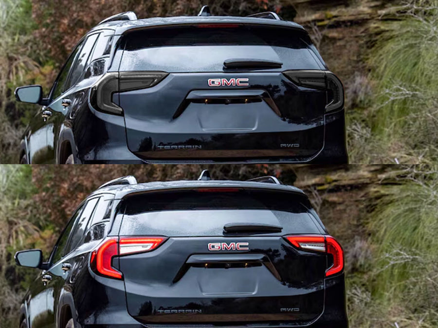 terrain Before and After Smoked Taillights