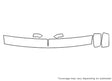 yukon 3M Clear Bra Hood Precut PPF Diagram