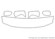 yukon 3M Clear Bra Hood Precut PPF Diagram