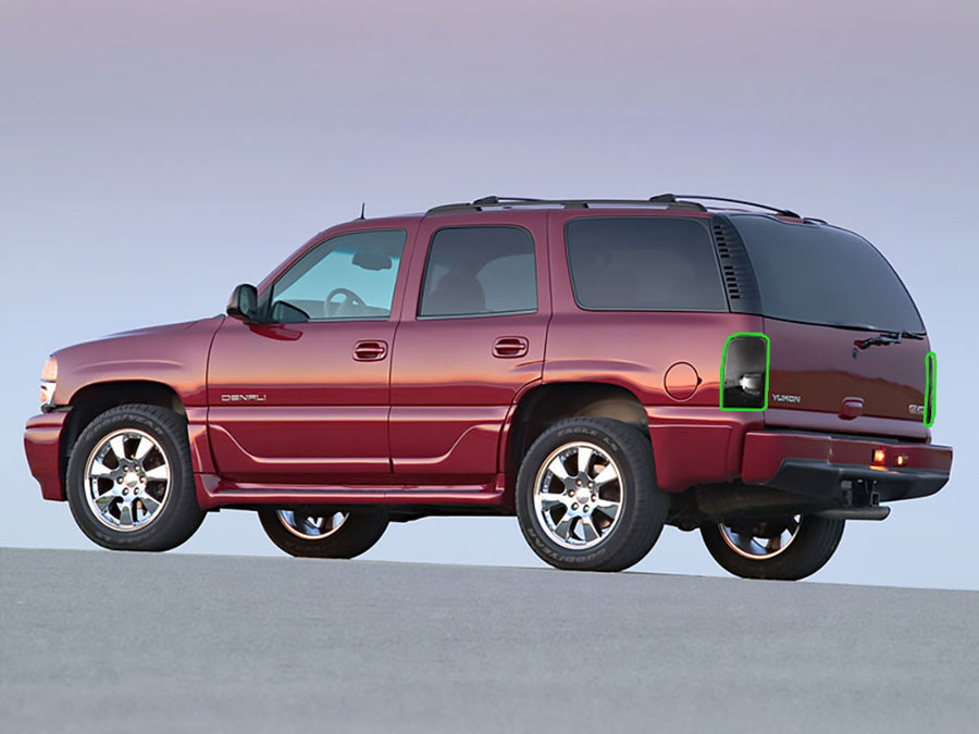 yukon Tail Light Tint Installation Points
