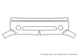 yukon Avery Dennison Clear Bra Bumper Precut PPF Diagram