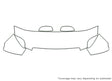 yukon Avery Dennison Clear Bra Hood Precut PPF Diagram