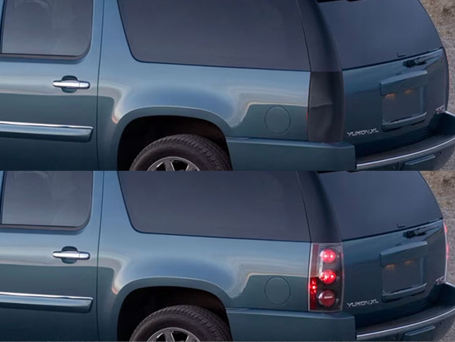 yukon Before and After Smoked Taillights