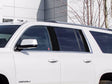 gmc yukon 2015-2020 Brushed Aluminum Black Pillar Cover Diagram
