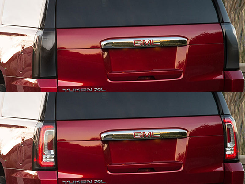 yukon Before and After Smoked Taillights