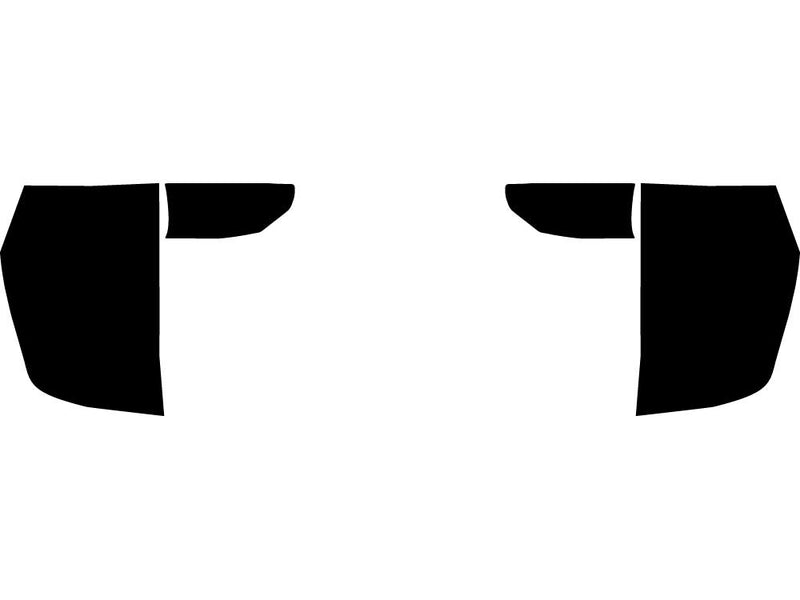 phaeton Precut Tail Light Tint Diagram