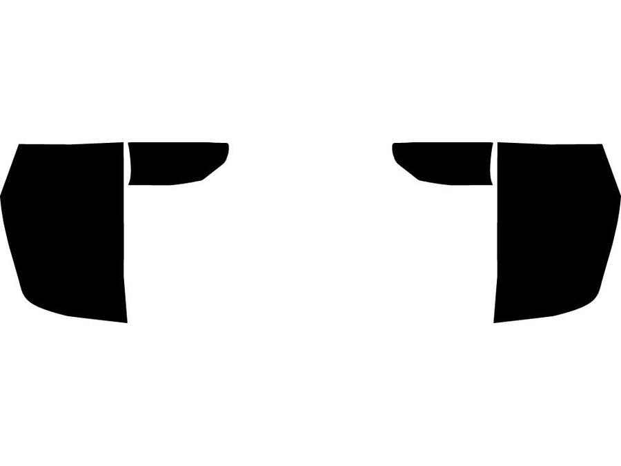 phaeton Precut Tail Light Tint Diagram