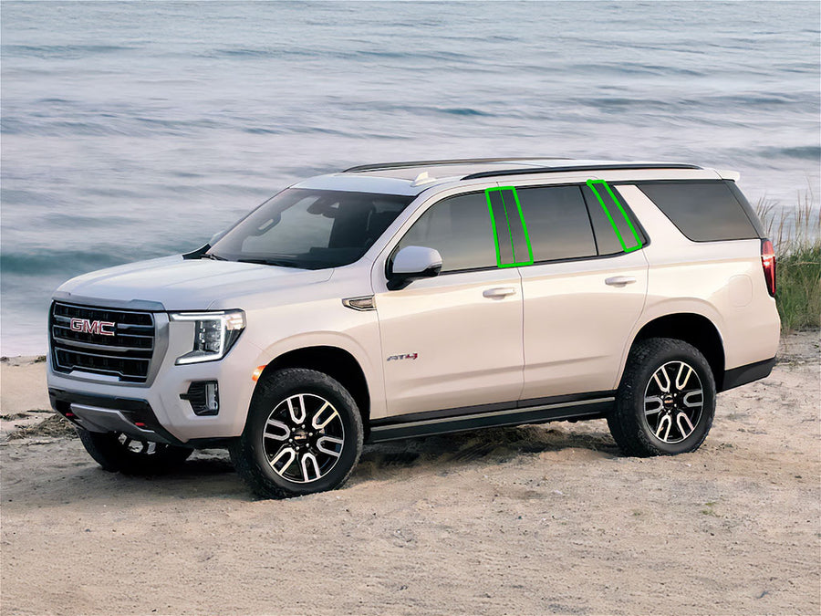 gmc yukon 2021-2023 (xl) Pillar Post Trim Installation Location