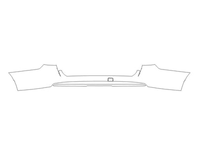 yukon 3M Clear Bra Door Cup Precut PPF Diagram