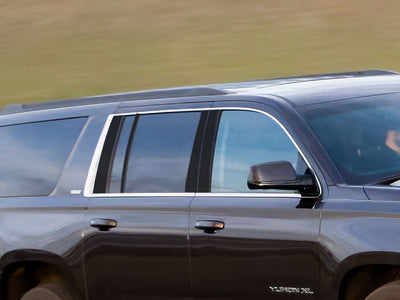 gmc yukon 2015-2020 (xl) Gloss Black Pillar Cover Diagram