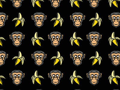 Go Bananas Primate Vinyl Wrap Pattern~Rwraps Series 914 Digitally Printed Vinyl Wrap~0