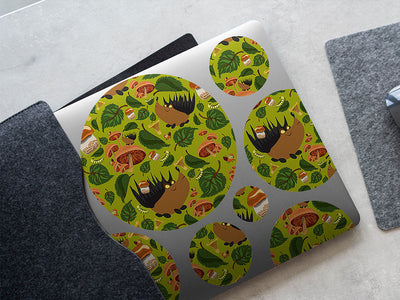 go fast animal DIY Laptop Stickers