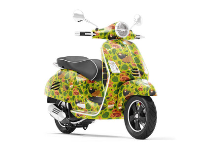 Go Fast Animal Vespa Scooter Wrap Film