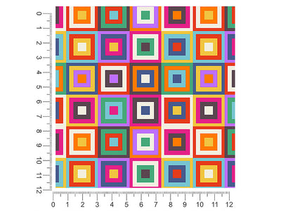 go sixties mosaic 1ft x 1ft Craft Sheets