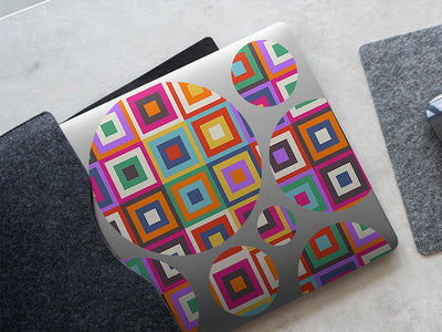 go sixties mosaic DIY Laptop Stickers