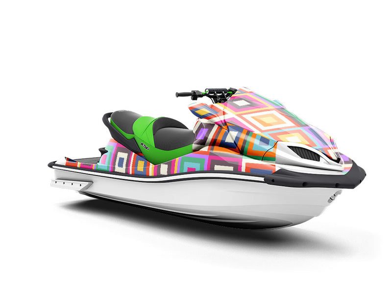 Go Sixties Mosaic Jet Ski Vinyl Customized Wrap