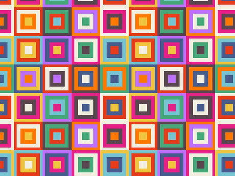 Go Sixties Mosaic Vinyl Wrap Pattern~Rwraps Series 914 Digitally Printed Vinyl Wrap~0