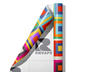 Go Sixties Mosaic Wrap Film Sheets~Rwraps Series 914 Go Sixties Mosaic Scrolled Sheet~3
