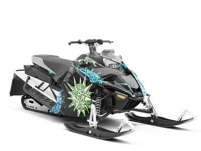 Go Viral Mosaic Custom Wrapped Snowmobile
