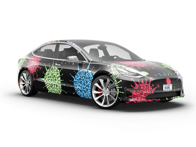 Go Viral Mosaic Vehicle Vinyl Wrap