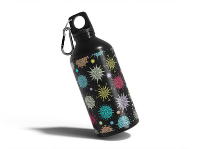 go viral mosaic Water Bottle DIY Stickers