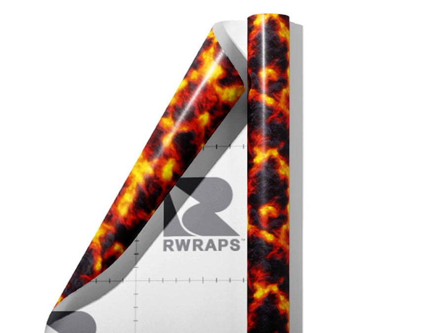 God Vulcan Lava Wrap Film Sheets~Rwraps Series 914 God Vulcan Lava Scrolled Sheet~3