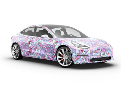 Goddess Kishar Floral Vehicle Vinyl Wrap