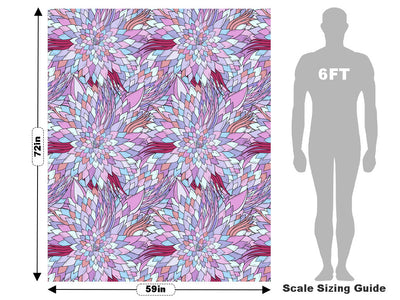 Goddess Kishar Floral Vehicle Wrap Scale~Rwraps Series 914 Goddess Kishar Floral Measurements~1
