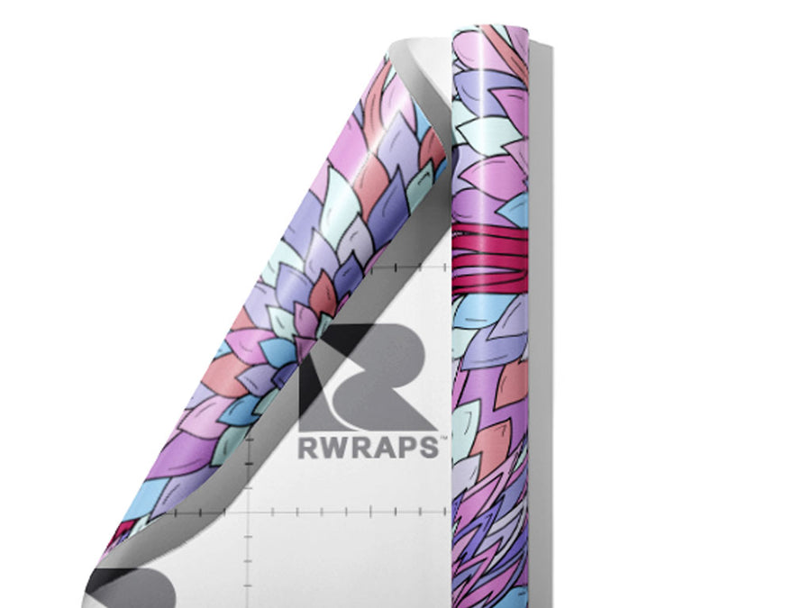 Goddess Kishar Floral Wrap Film Sheets~Rwraps Series 914 Goddess Kishar Floral Scrolled Sheet~3