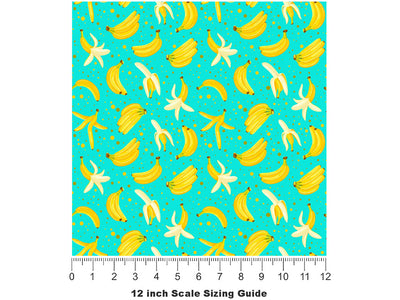 Going Banana Vinyl Film Pattern Size 12 inch Scale~Rwraps Going Banana Sizing Chart~2