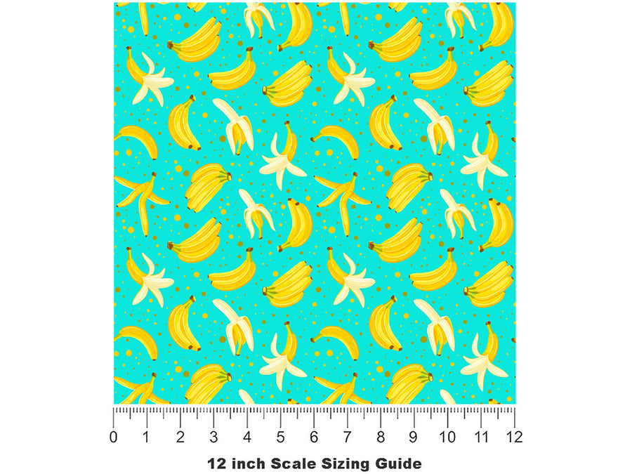 Going Banana Vinyl Film Pattern Size 12 inch Scale~Rwraps Going Banana Sizing Chart~2