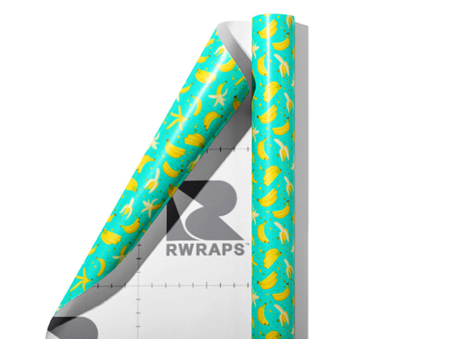 Going Banana Wrap Film Sheets~Rwraps Series 914 Going Banana Scrolled Sheet~3