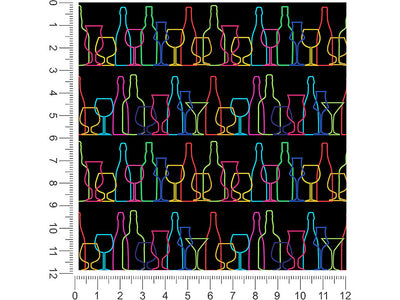 going cross-eyed alcohol 1ft x 1ft Craft Sheets