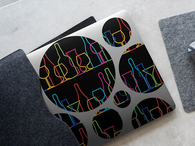 going cross-eyed alcohol DIY Laptop Stickers