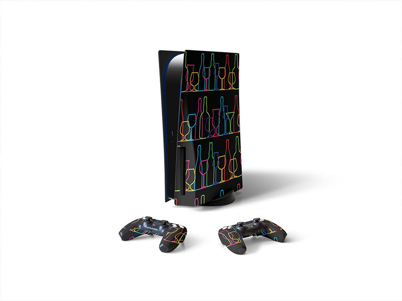 going cross-eyed alcohol Sony PS5 DIY Skin