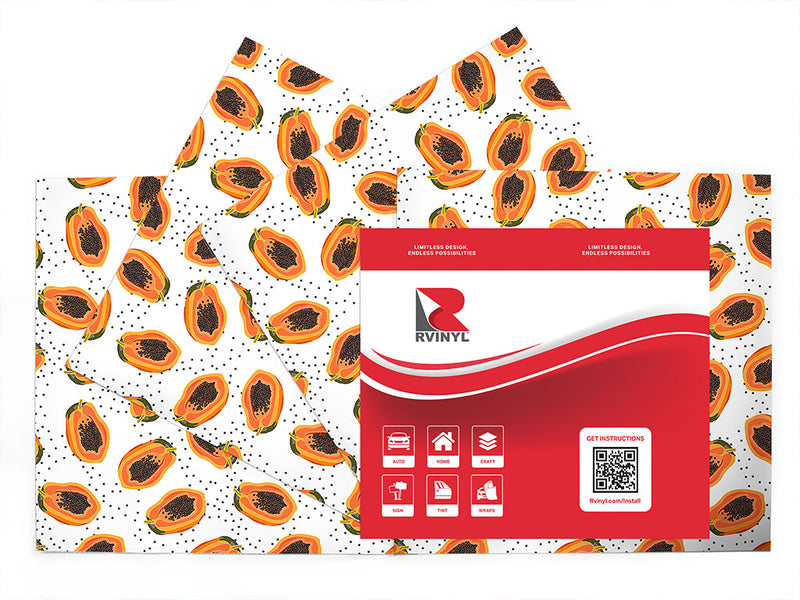going solo fruit Craft Vinyl Sheet Pack