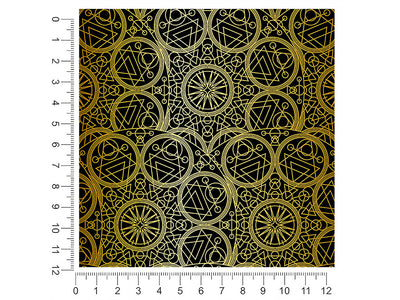 gold alchemy mandala 1ft x 1ft Craft Sheets